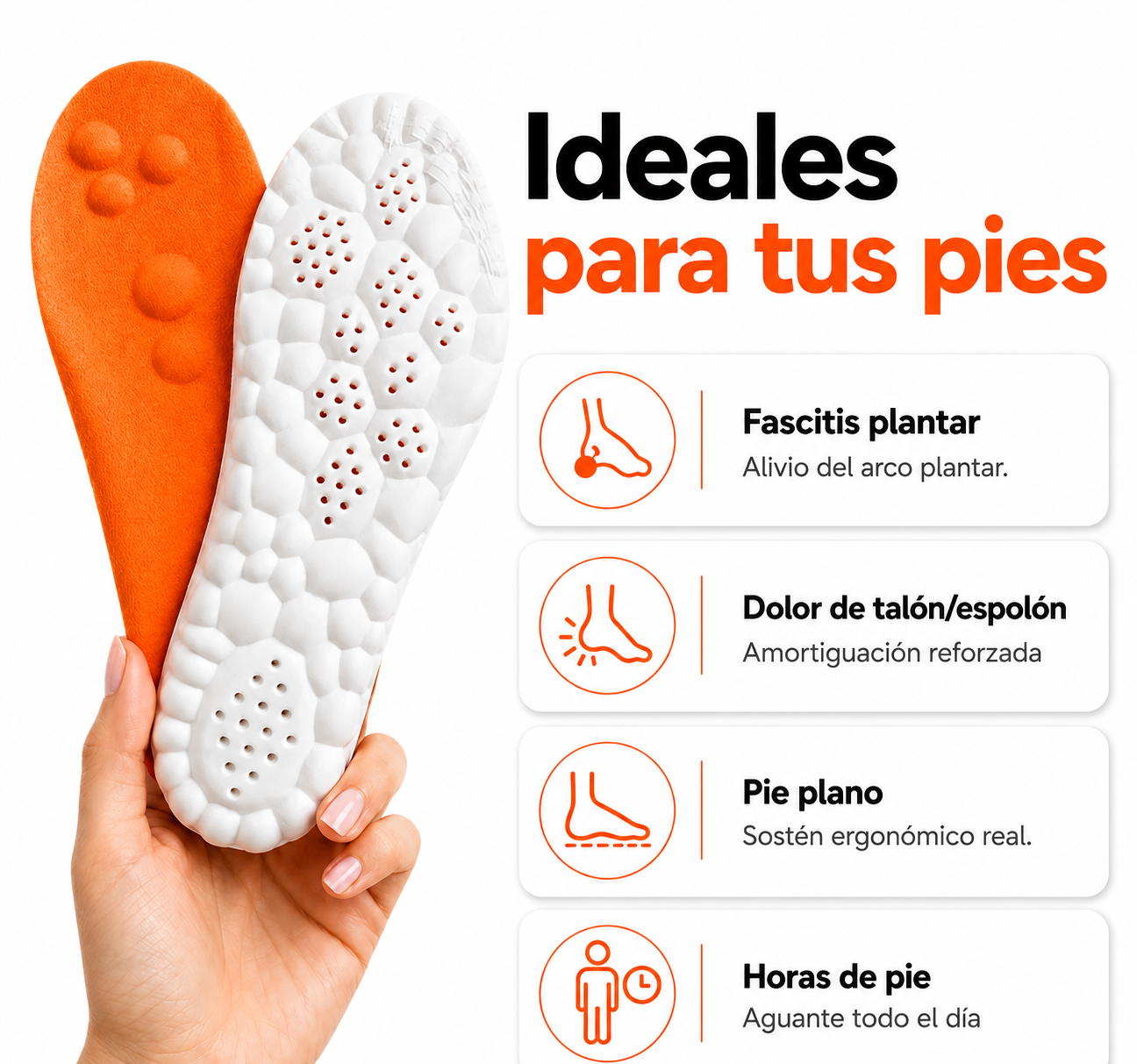 Plantillas Stepease™ - Camina en las nubes