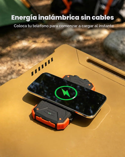 Cargador Solar I Cargador, Linterna y Brújula