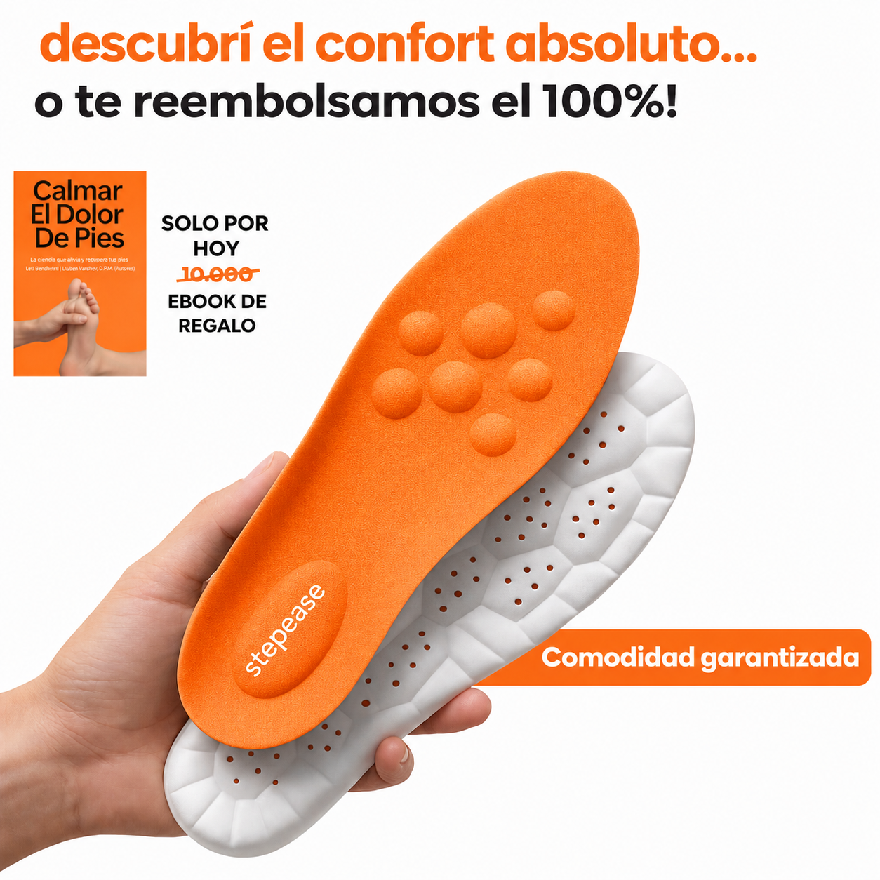 Plantillas Stepease™ - Camina en las nubes
