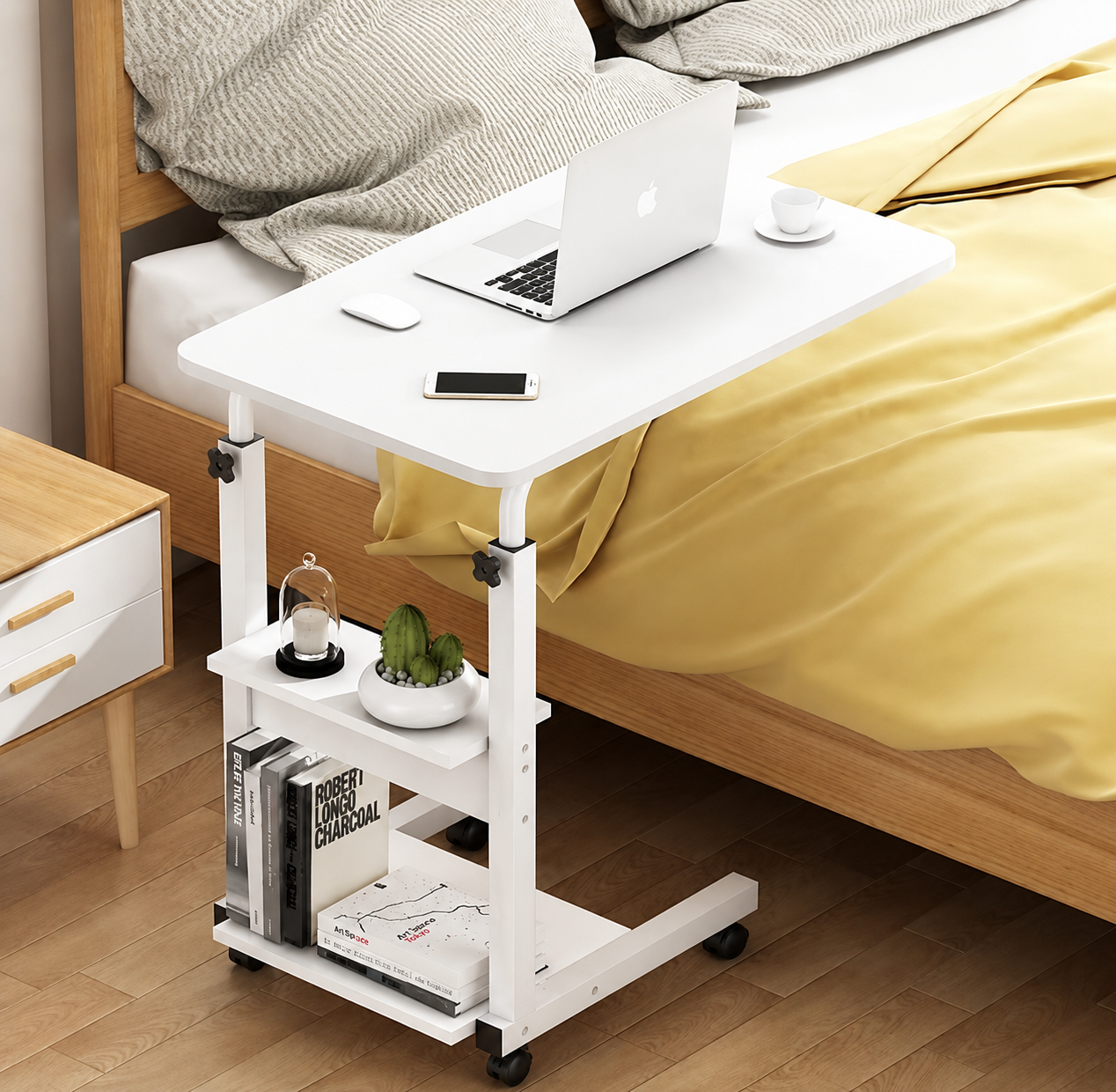 Mesa auxiliar ajustable