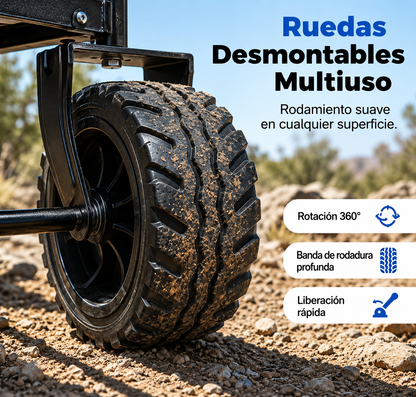 Carrito Plegable con Ruedas