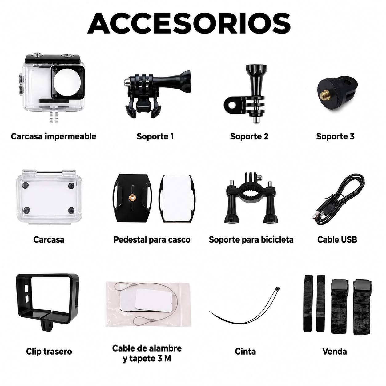 Cámara Deportiva Go Pro 4k
