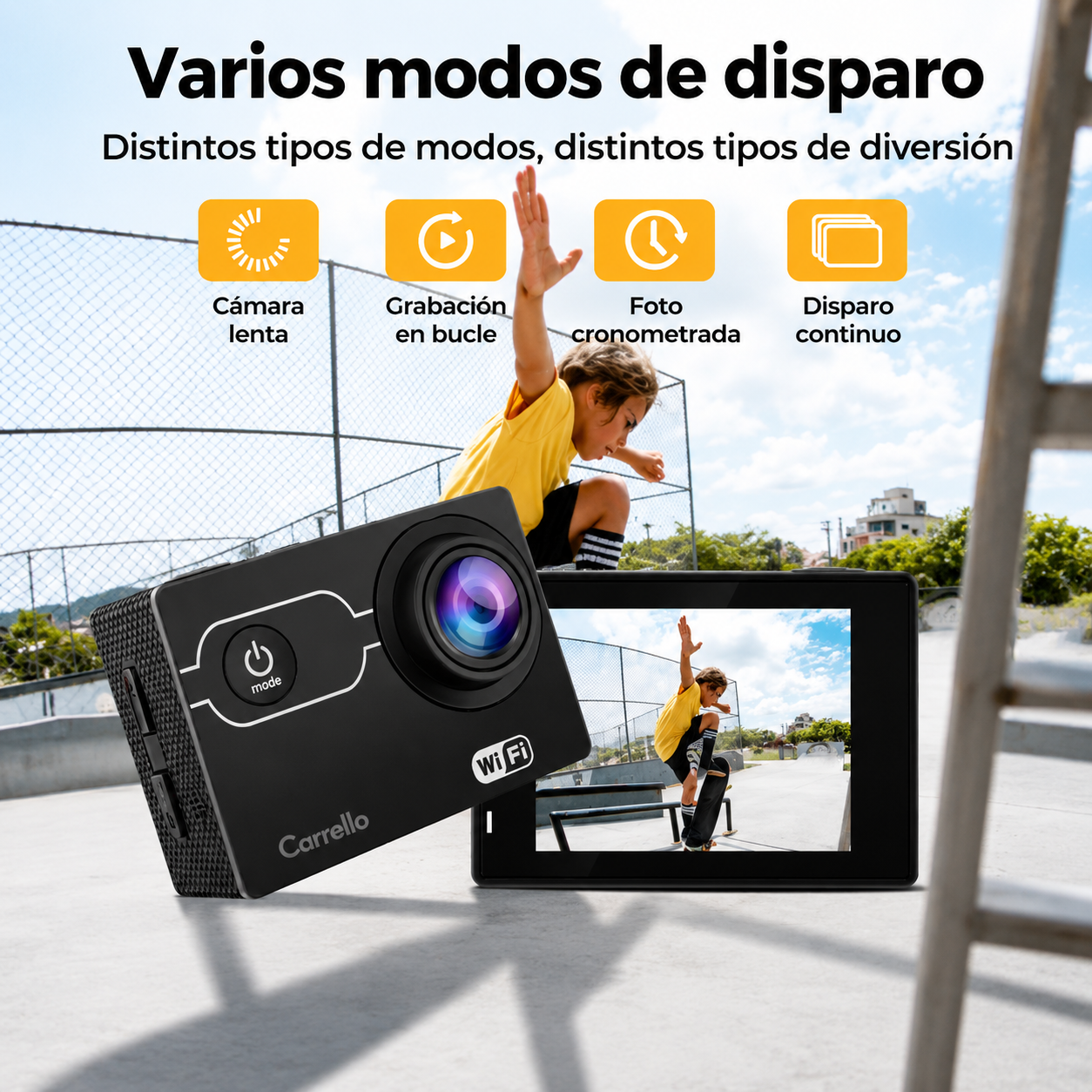 Cámara Deportiva Go Pro 4k